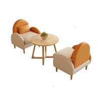 BEDOIN Sofá De Loveseat con Patas De Madera Sólida, Asiento De Amor para Sala De Estar, Dormitorio, Sábado Fácil De Mediados De Siglo Sofá Moderno con Almohada para Apartamento G