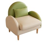 BEDOIN Sofá De Loveseat con Patas De Madera Sólida, Asiento De Amor para Sala De Estar, Dormitorio, Sábado Fácil De Mediados De Siglo Sofá Moderno con Almohada para Apartamento A