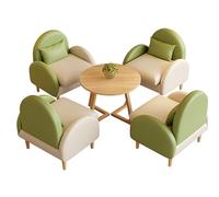 BEDOIN Sofá De Loveseat con Patas De Madera Sólida, Asiento De Amor para Sala De Estar, Dormitorio, Sábado Fácil De Mediados De Siglo Sofá Moderno con Almohada para Apartamento K