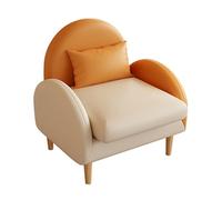 BEDOIN Sofá De Loveseat con Patas De Madera Sólida, Asiento De Amor para Sala De Estar, Dormitorio, Sábado Fácil De Mediados De Siglo Sofá Moderno con Almohada para Apartamento C
