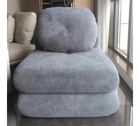 BEDOIN Sofá De Piso Plegable Cama Convertible Futón Futón Silla De Sofá Perezosa con Almohada para Sala De Estar/apartamento/Oficina