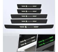 BEDPET Protectores Umbral Puerta, para Peugeot Rifter Long 2019-2023 Tira Protectora de Fibra Carbono Auto Accesorio,B