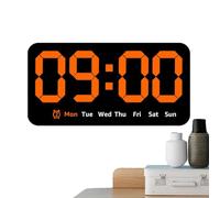 Bedroom Alarm Clock - Compact Digital Desk Clock, High Volume Alert Timer, Indoor Temperature Monitor Display Unit, Easy Read Nightstand Device, Portable Timekeeping Gadget | Smart For Home, Office, S