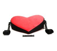 Bedroom Bliss XR Brands - Cojín de Bondage - Rojo y Negro
