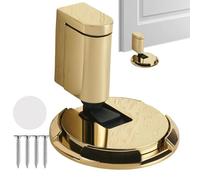 Bedroom Door Stopper - Double-Sided Tape Or Screw Mounting Aluminum Alloy