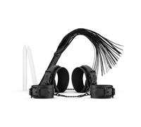 Fantasías del Dormitorio - kit BDSM completo 5 piezas (negro)