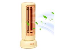 Bedroom Tower Fan - Portable 10x10x26cm, 3-Speed Ventilator | Blowing Wind Fan For Home Dorm Car Nursery Basement Garage Outdoor Office Camping Kitchen Living Room Compact Personal Cooler
