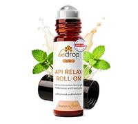 bedrop Api Relax Roll-On - con veneno de abeja, menta y eucalipto, para dolores de cabeza, ideal en sienes y zonas musculares, tamaño práctico para llevar