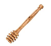 bedrop Cuchara de miel de madera de olivo auténtica, 13 cm, hecha a mano en Túnez, pequeña fábrica familiar, envasada de forma sostenible (cuchara de miel (individual))