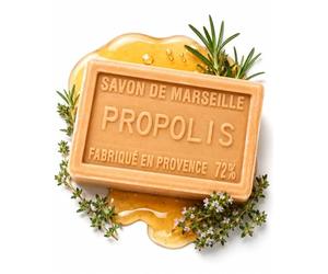 bedrop Jabón de propóleos, jabón natural, acné, piel con impurezas, dermatitis atópica, jabón de manos sólido, jabón corporal con miel, manteca de karité, aceite de coco, aceite de oliva, 100 g