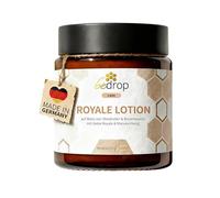 bedrop Loción corporal Royale de 100 g con jalea real, manteca de karité, miel de acacia y propóleos, tiene un efecto hidratante y calmante para una piel bien cuidada (100 g)