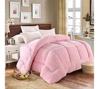 BEDSETS Edredón De Invierno - Manta para Todas Las Estaciones Manta De Verano Cálida para Las Personas Alérgicas Edredon Blanco Microfibra Colcha150 X 200 Cm (Pink,120x150CM1kg)