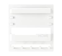 Bedside - Estantería para pared, diseño de bedside, almacenamiento decorativo con ganchos y clips de cable, espacio para guardar en casa, dormitory, 9,45 x 9,06 x 2,13 pulgadas, poliestireno, 150 g