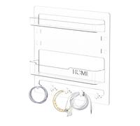 Bedside Floating Shelf, Wall Stick on Rack, Aesthetic Wall Mount Floating Shelves Easy Installation, 9,45 x 9,06 x 2,13 pulgadas, perfecto para accesorios y sala de estar organización