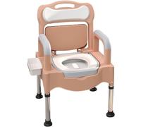 Bedside Goods, inodoro de cabecera, silla de baño para adultos de altura ajustable para personas mayores, inodoros portátiles para uso doméstico,