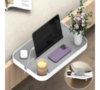 Bedside Self Organizador para Dormitorio y Literas de Niños, con Marco de Entre 17-95mm(0.7-3.7"), Soporte de Silicona Extraíble para Mesita de Noche con Clip Diseño Silencioso