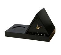 Bedside Table Clock - Space-saving Page Rest Bedside Clock, Light Cup Holder | Men Women Friend Teacher Student Writer Lover Bedroom Workplace Counter Reading For Bookworm Nightstand Organization