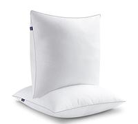 BedStory - Almohada de 80 x 80 cm, antiácaros, antisudor, hipoalergénica, Relleno 100% Fibra de poliéster, Ultra Confort Mullido y excelente Apoyo