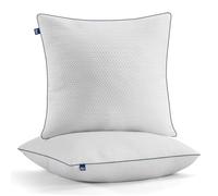 BedStory Almohada de 80 x 80 cm con Relleno Ajustable, 1500 g x2 de Microfibra, con Certificado Öko-Tex, 100, Transpirable y Lavable a máquina, para sofá y Todas Las Posiciones para Dormir