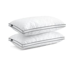 BedStory Juego de 2 Almohadas de 40 x 80 cm, 2 Almohadas para Dormir de Microfibra de 950 g, Transpirables y Lavables, Ideales para un sueño Profundo y reparador, Certificado Öko-Tex