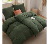 Bedsure 2 Funda Nordica 135 x 200 - Poliéster Microfibra Juego de Funda de Edredon 135x200 cm y 2 Funda de Almohada 80x80 cm, Funda Nórdica con Cremallera ÖKO-Tex (Blanco)