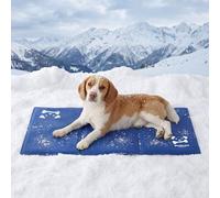 Bedsure Alfombrilla de refrigeración para perros grande - Almohadilla de gel autoenfriamiento de 50 x 90 cm con tela Oxford 300D duradera, cama portátil para perros para uso en interiores, exteriores