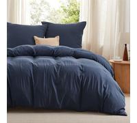 Bedsure Bedding Funda Nordica Cama 200 x 200 - Poliéster Microfibra Juego de Funda de Edredon 200x200 cm y 2 Fundas de Almohada 80x80 cm, Funda Nórdica con Cremallera ÖKO-Tex