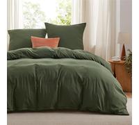 Bedsure Bedding Funda Nordica Cama 200 x 200 - Poliéster Microfibra Juego de Funda de Edredon 200x200 cm y 2 Fundas de Almohada 65x65 cm, Funda Nórdica con Cremallera ÖKO-Tex