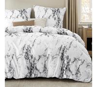 Bedsure Bedding Funda Nordica Cama - Poliéster Microfibra Juego de Funda de Edredon 200x200 cm y 2 Fundas de Almohada 80x80 cm, Funda Nórdica con Cremallera ÖKO-Tex (Blanco)