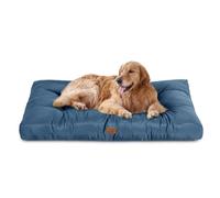 Bedsure Cama Perro Impermeable Extra Grande - 111x89x10 cm Colchón Perro Lavable para Verano, Cojín Perro Antipelo y Suave, Azul, XL