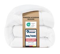 Bedsure Edredón Relleno Nórdico 220x240 - Cama 105, Doble Invierno, Blanco | 450gsm, Certificado Oeko-Tex, edredón cálido 4 estaciones, acolchado suave, lavable a máquina sin deformaciones