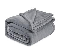 Bedsure Manta de Peluche Manta de Lana - Manta de Estar Caliente Invierno Suave, sofá Manta XXL, Manta sofá Manta, Manta de Peluche Grande, Vivir y Mantas de Peluche 230x270cm, sofá Manta Gris