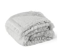 Bedsure Manta Impermeable para Perros Grandes - 100 x 120 cm Manta de Felpa Lavable, Mullida y Suave para Mascotas, Gris Claro