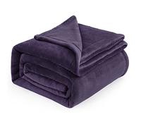 Bedsure Manta para Sofá Plaid - Suave y Calida, Franela Premium Extra Grande para Salon y Cama, Invierno y Verano, Tejido Agradable y Transpirable, XXL230x270cm, Violeta