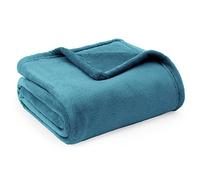 Bedsure Manta para Sofá Plaid - Suave y Calida, Franela Premium Extra Grande para Salon y Cama, Invierno y Verano, Tejido Agradable y Transpirable, XL 150x200 cm, Turquesa