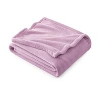 Bedsure Manta para Sofá Plaid - Suave y Calida, Franela Premium Extra Grande para Salon y Cama, Invierno y Verano, Tejido Agradable y Transpirable, XL 150x200 cm, Púrpura