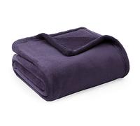 Bedsure Manta para Sofá Plaid - Suave y Calida, Franela Premium Extra Grande para Salon y Cama, Invierno y Verano, Tejido Agradable y Transpirable, XL 130x150 cm, Violeta