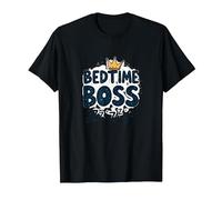 Bedtime Boss: Freak in The Sheets Funny Sleepy Crown Camiseta, Hombre, Negro, XXL