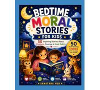 Bedtime Moral Stories for Kids: 50 Inspiring Stories to Teach Kindness, Honesty, Courage, Gratitude, Respect, and Good Values