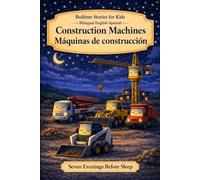 Bedtime Stories for Kids - Bilingual English-Spanish: Construction Machines - Máquinas de construcción: 1 (Seven Evenings Before Sleep Bilingual editions)