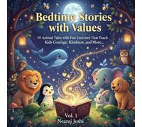 Bedtime Stories With Values: 10 Animal Tales That Teach Kids Courage, Kindness & More...