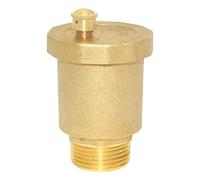 Beduan Brass 10500-VE Válvula de flotación automática, válvula de liberación de aire de rosca macho de 1,27 cm