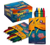 Bedwina Crayones a granel 288 crayones (72 paquetes de 4), colores de primera calidad, no tóxicos, para niños, fiestas, restaurantes, premios, bolsas de regalos y Navidad