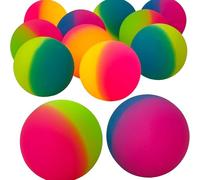 Bedwina Pelotas superrebotadoras Jumbo Pelotas de 60 mm (6 cm) para niños en Colores Vivos Surtidos, cumpleaños y premios de Carnaval al por Mayor