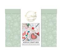 Bee & Bumble Caja de acrílico para manualidades, ideal para adultos, niños, niños mayores, ya sea profesionales o artistas en ciernes, pinturas incluidas para crear impresionantes pinturas artísticas