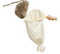 Bee Catcher Net - Portable Telescopic Cage, Beekeeper Tools | Lockable Base Trap for Bees, insectt Collection Device, Apiary Catch Tool for Honey Harvesting, Outdoor Hive Management Kit