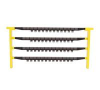 Bee Cell Cups Kit for Queen Rearing System, Wireless Beekeeping Cell Cup with 50 Plastic Queen Cups and 4 Frames, Complete Queen Rearing Kit with Support Frames for Apiculture Bee