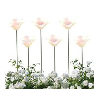 Bee Drinking Station 6 Pieces Flower Butterfly Bath | Bee Waterer for Butterfly Garden Outdoor Patio Lawn Balcony Pot