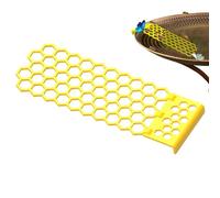 Bee Drinking Station, Floating Bee Butterfly Water Drinking Station,Anti-Drop Folding,Yellow and White Honeycomb Design, Enhancing Garden Beauty, Prevent from Falling Into The Water