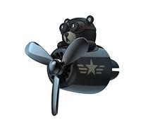 BEE&FLOWER Difusor de aire de dibujos animados oso piloto coche difusor difusor difusor aire clip en coche ambientador creativo coche difusor difusor decoración